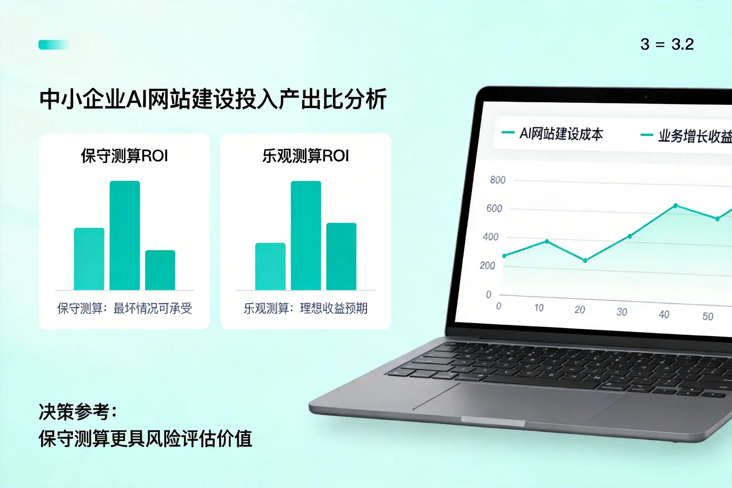 眉山中小企业AI网站建设投入产出比怎么算?先看这份分析
