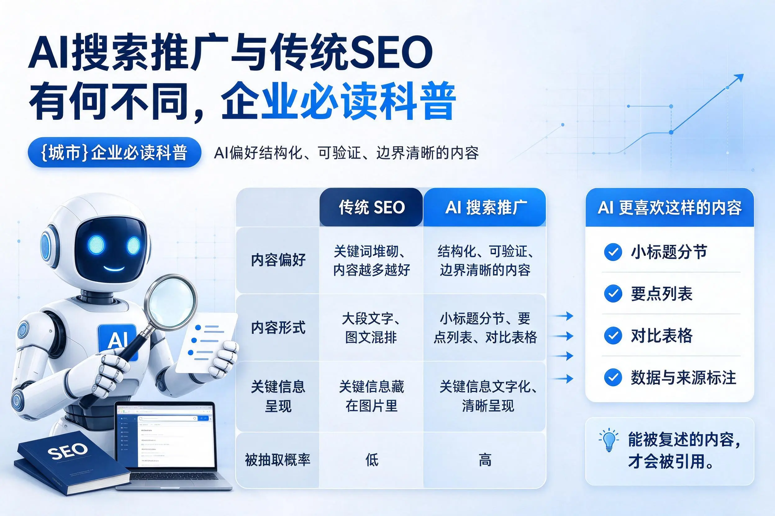 AI搜索推广与传统SEO有何不同，眉山企业必读科普